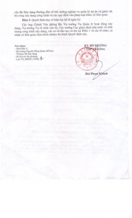 Bộ xây dựng phê duyệt ESC đào tạo Quản lý dự án
